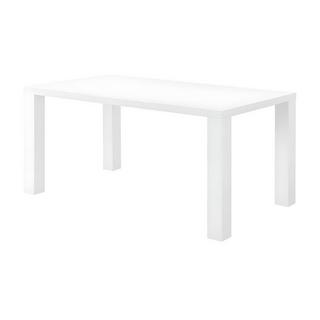 Vente-unique Tavolo da pranzo 6 coperti MDF laccato Bianco MONICA  