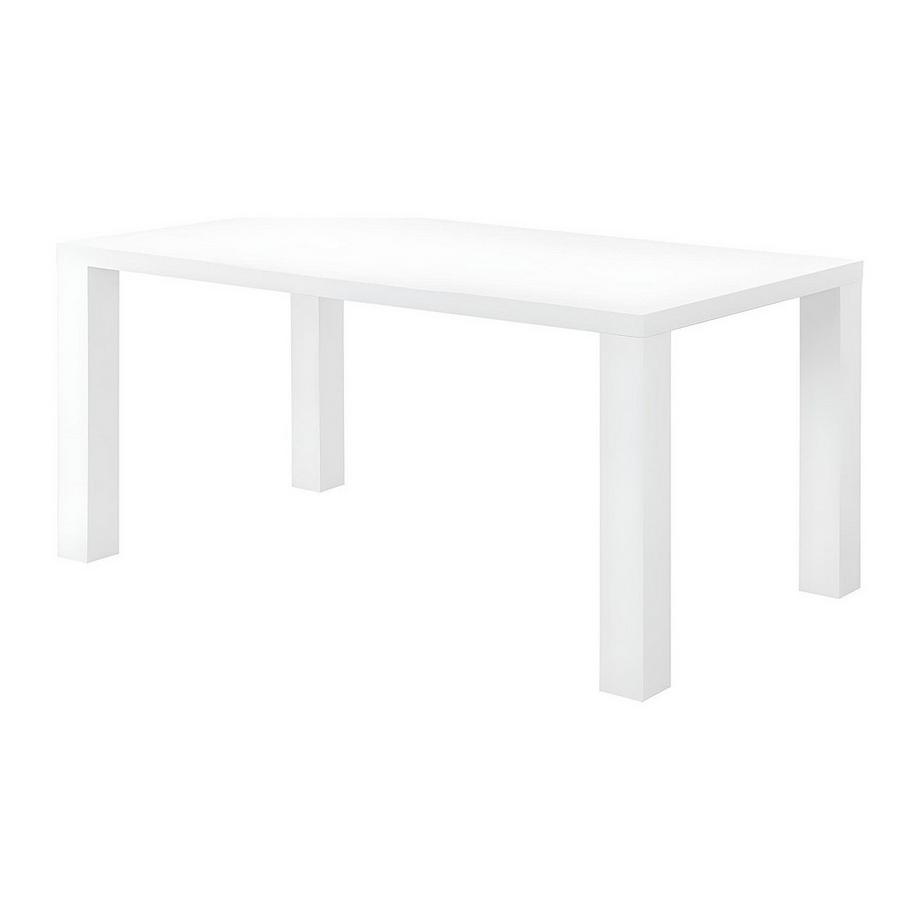 Vente-unique Table à  manger MONICA 6 cous MDF laqué  