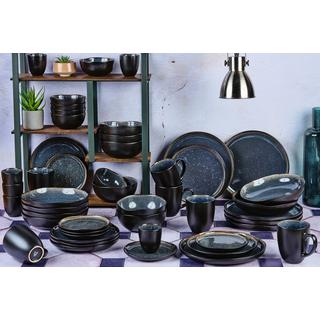 BJÖRN Geschirr-Set IRIS - 48 Stück - Dunkelblau  