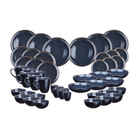 BJÖRN Geschirr-Set IRIS - 48 Stück - Dunkelblau  