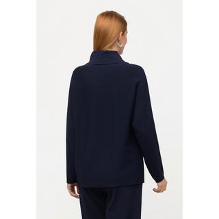 Ulla Popken  Pullover, Oversized, Stehkragen, Fledermaus-Langarm 