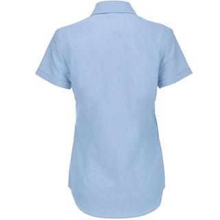 B and C  B&C Oxford Bluse, kurzarm 