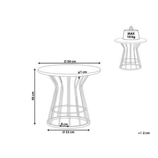 Beliani Couchtisch aus MDF-Platte Modern CONCAN  