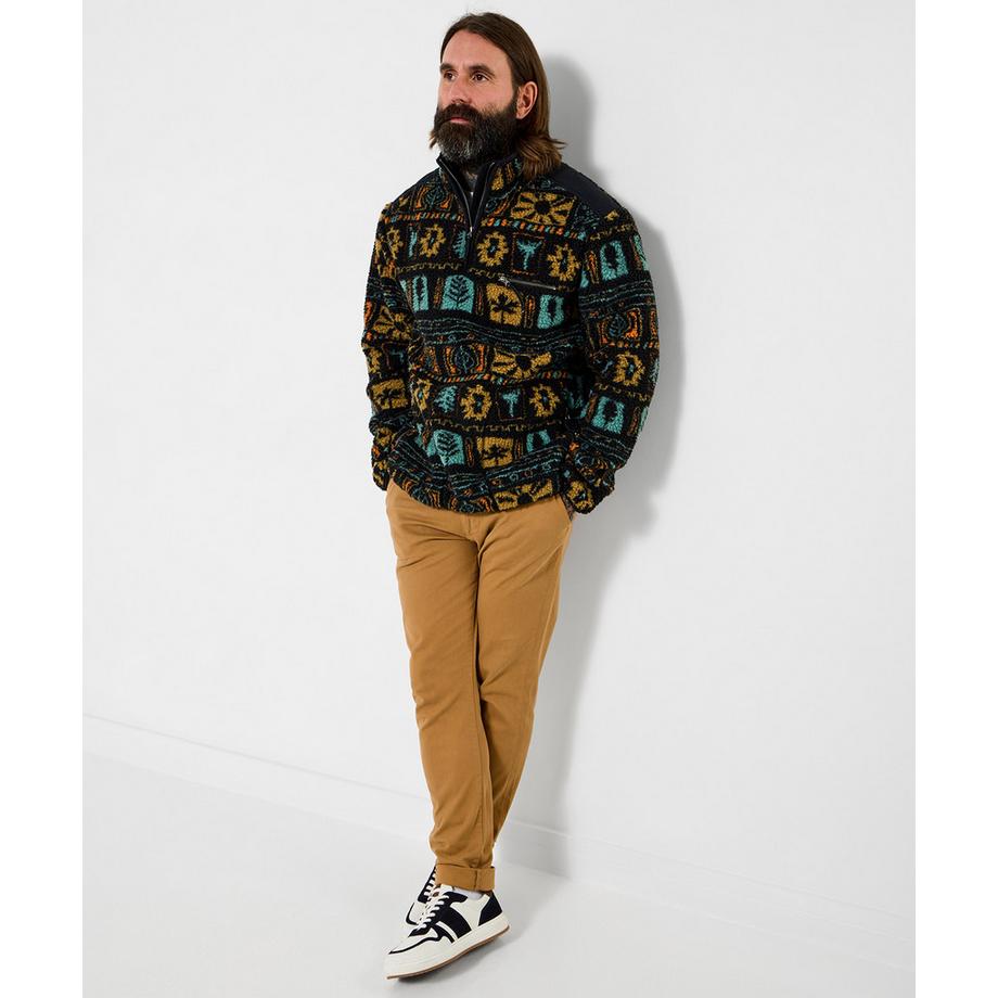 Joe Browns Giacca in pile Teddy con mezza zip e collo a imbuto  