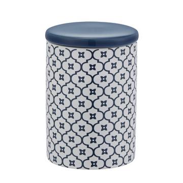 Kosmetikdose Grenada weiss/blau