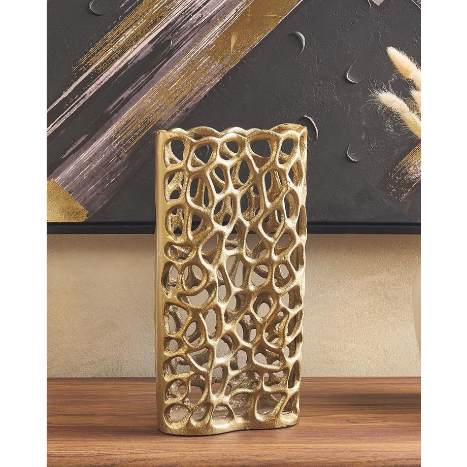 Beliani Vase décoratif en Aluminium  SANCHI  