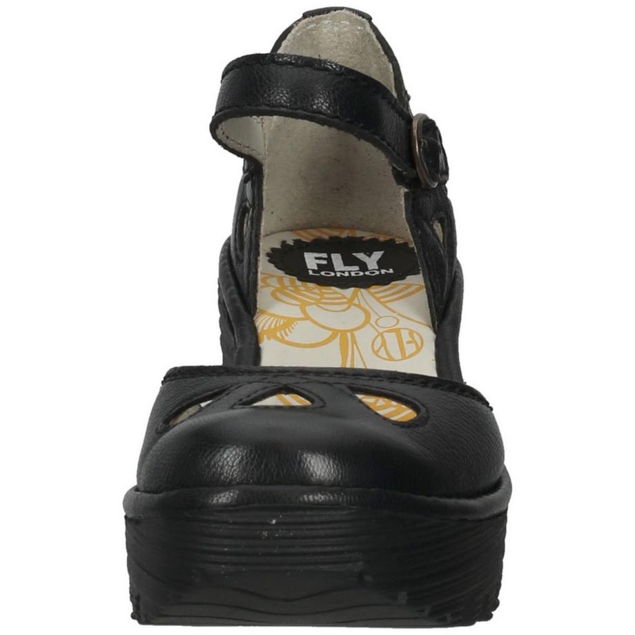 FLY London Keilsandaletten mit geschlossener Zehen- und Fersenkappe  