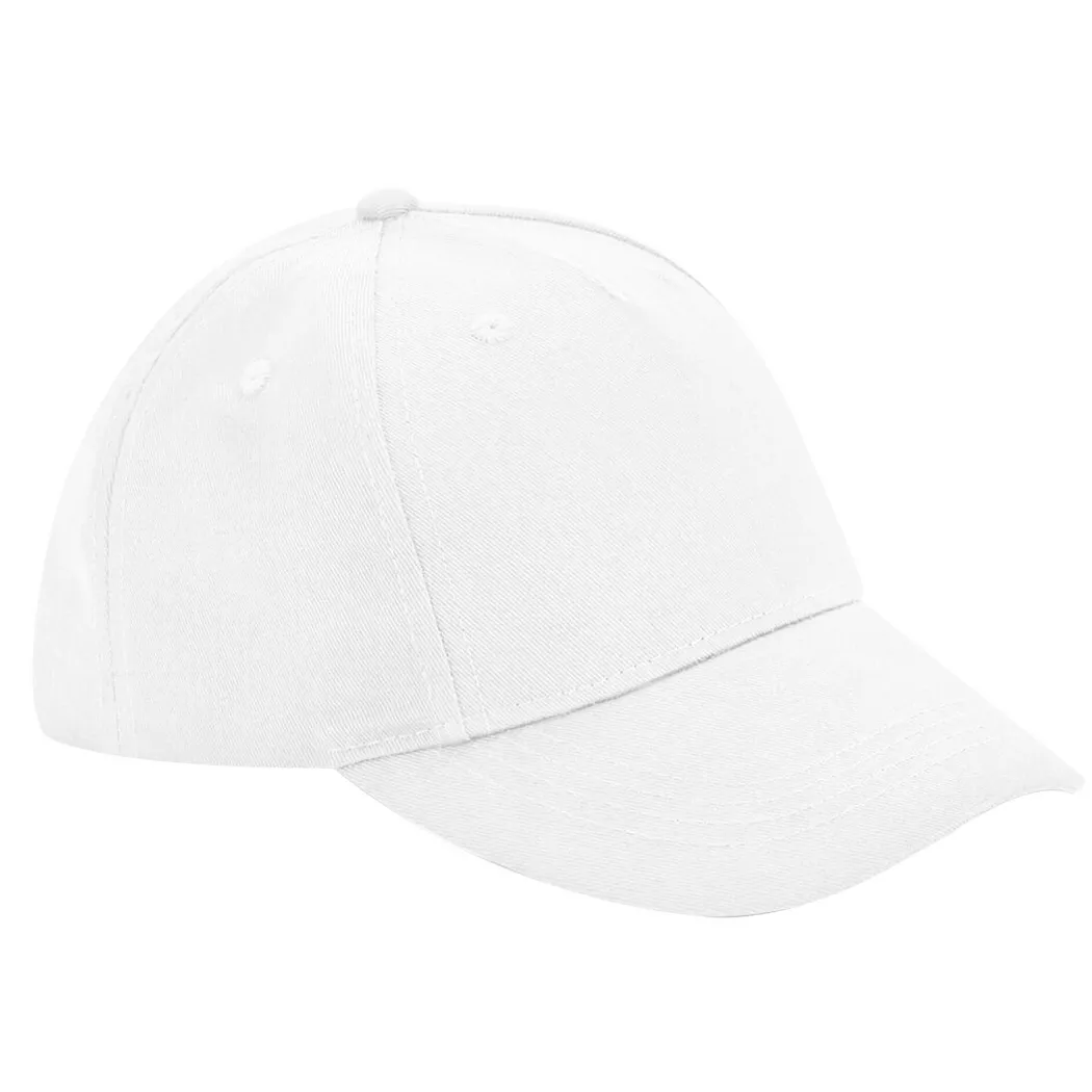 Beechfield - BaseballMütze, One Size, Blanco