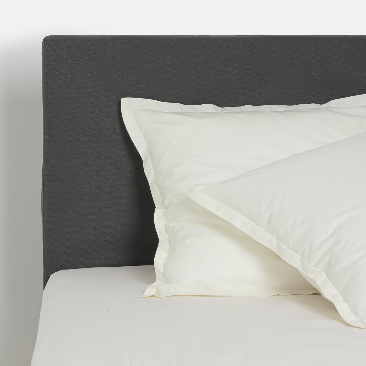 Image of Kopfteilbezug Panama Aus Baumwolle Unisex Grau 85X90CM