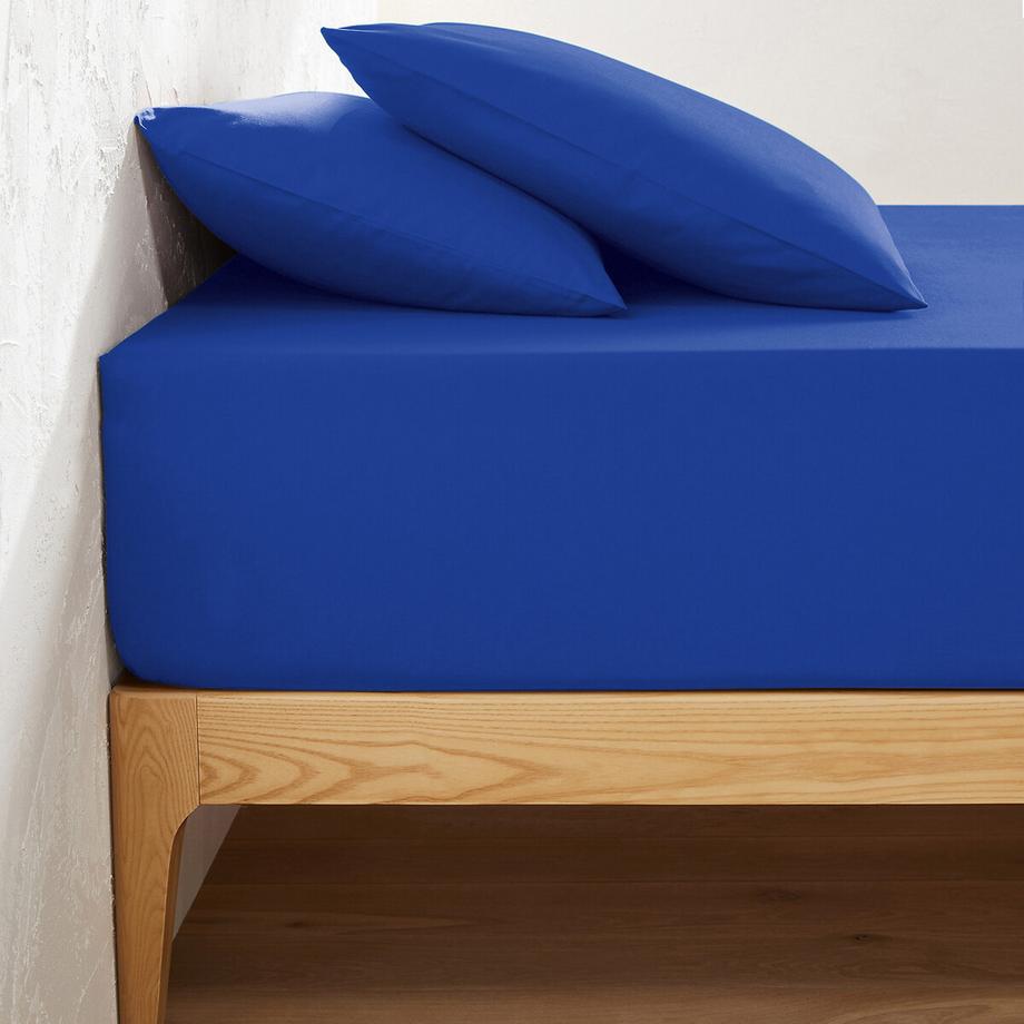Drap housse uni coton