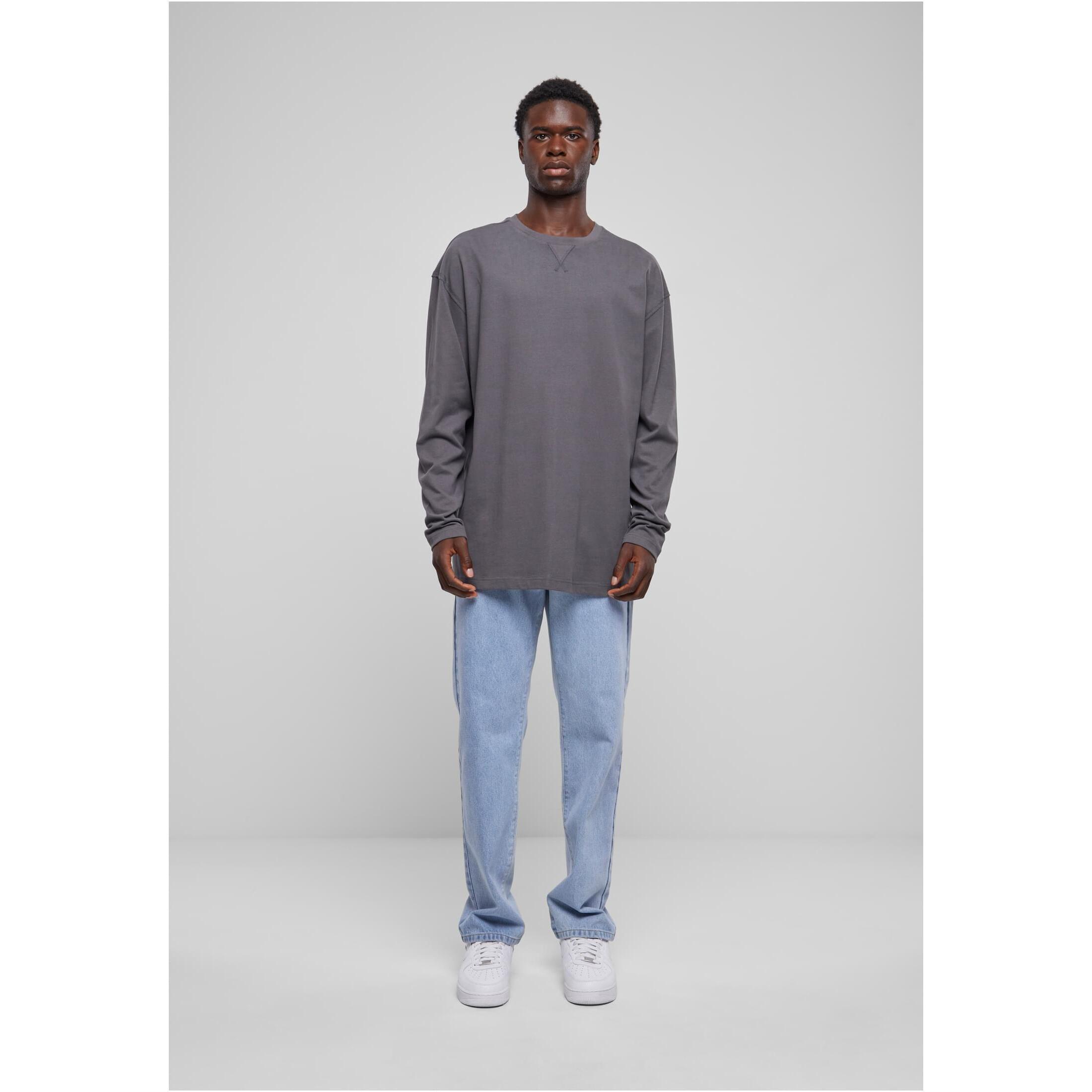 URBAN CLASSICS Open Edge T-Shirt Maniche Lunghe Oversized  