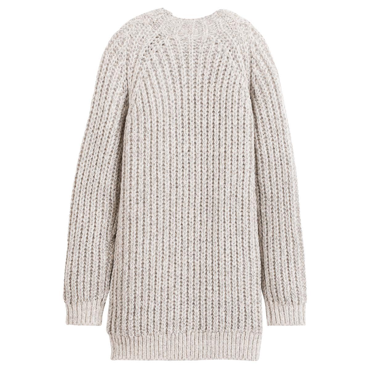 La Redoute Collections  Robe droite col montant en grosse maille 