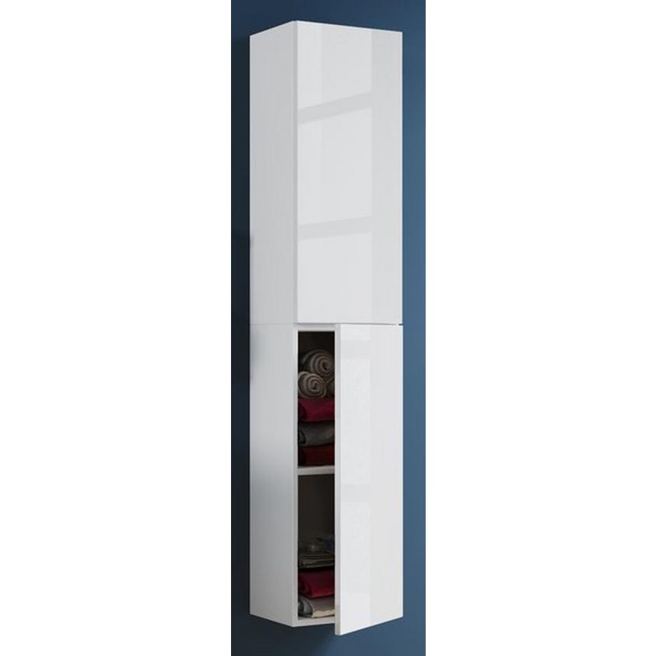 VCM Holz Badmöbel Wandregal Badregal Badezimmer Badschrank Hochschrank Lendas  