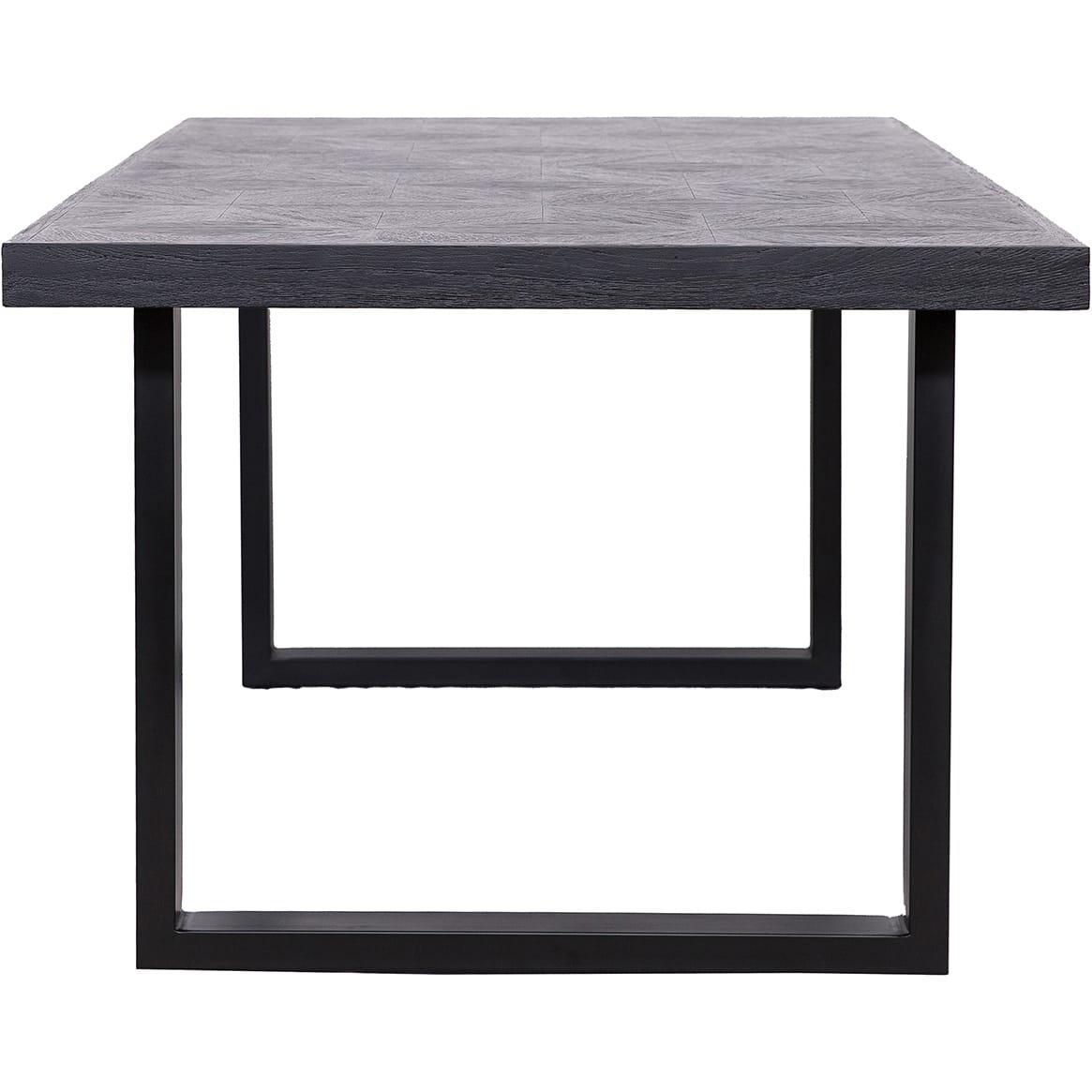 mutoni Table à manger Blax noire 200  