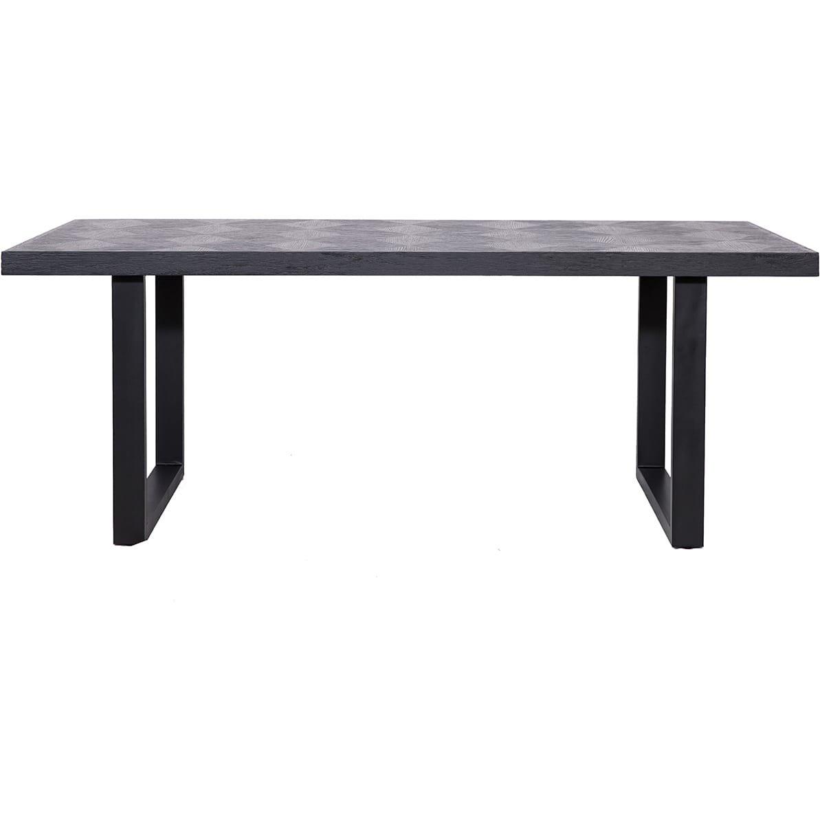 mutoni Table à manger Blax noire 200  