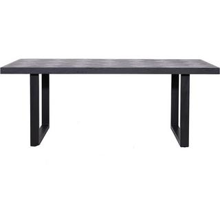 mutoni Table à manger Blax noire 200  