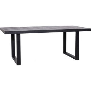 mutoni Table à manger Blax noire 200  