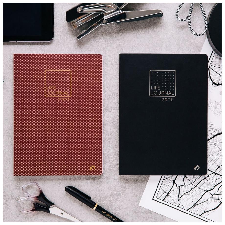 QUO-VADIS Bullet journal - Puntini (dots) e a righe - 15x21 cm - Life Journal  
