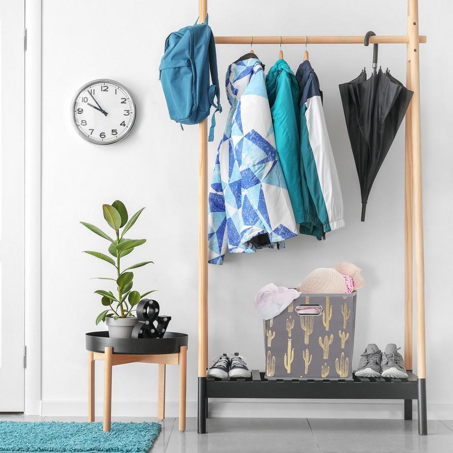 B2X Scatola pieghevole quadrata con motivo cactus  