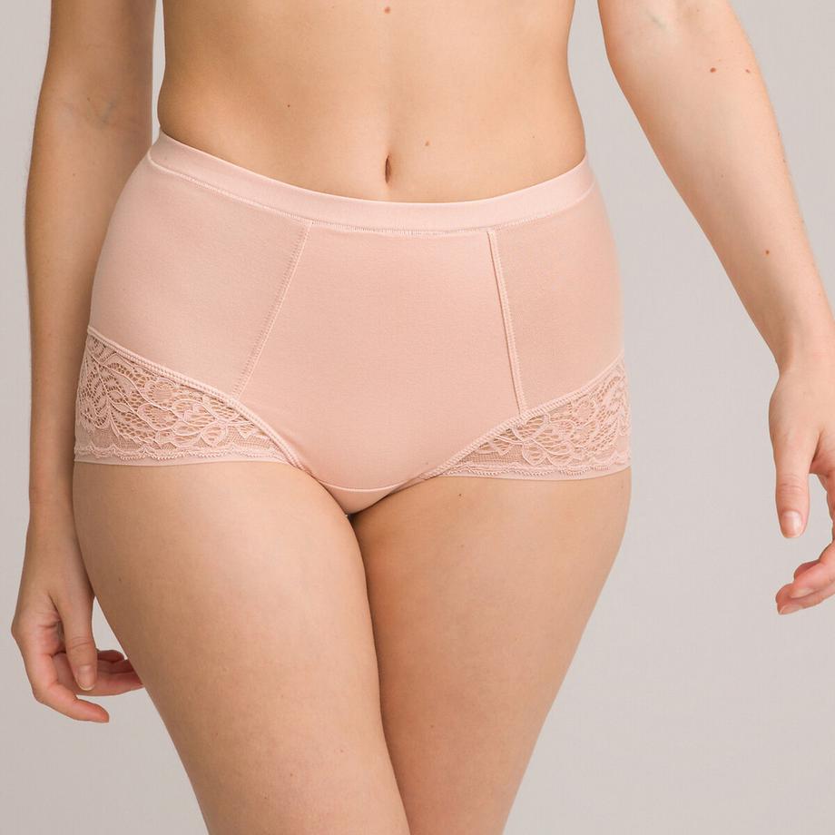 La Redoute Collections Lot de 2 Culottes Hautes  