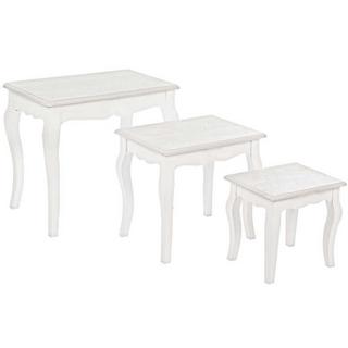 mutoni Tavolini Clorine White (set di 3)  