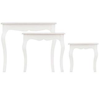 mutoni Tavolini Clorine White (set di 3)  