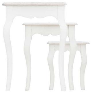 mutoni Tavolini Clorine White (set di 3)  