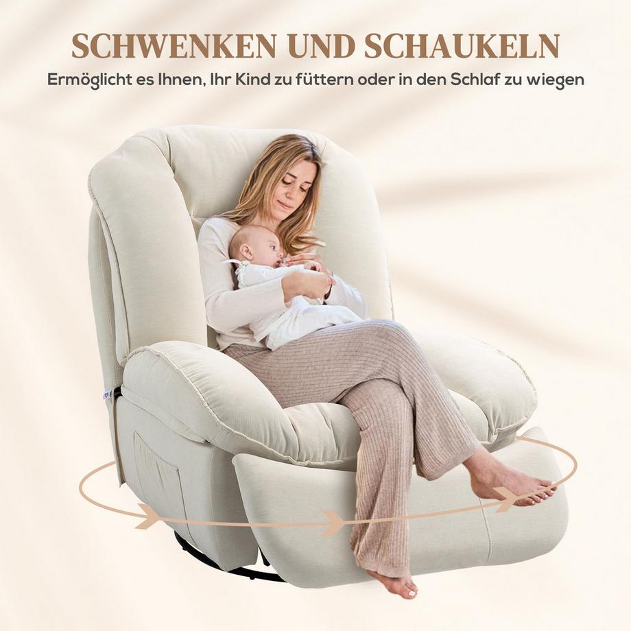 HOMCOM Fauteuil de relaxation  