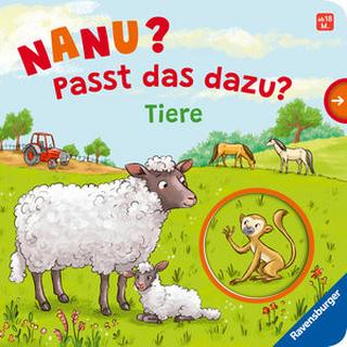 Nanu? Passt das dazu? Tiere Penners, Bernd; Lauber, Larisa (Illustrationen) Gebundene Ausgabe 