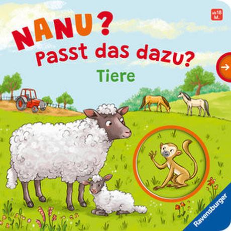 Nanu? Passt das dazu? Tiere Penners, Bernd; Lauber, Larisa (Illustrationen) Gebundene Ausgabe 