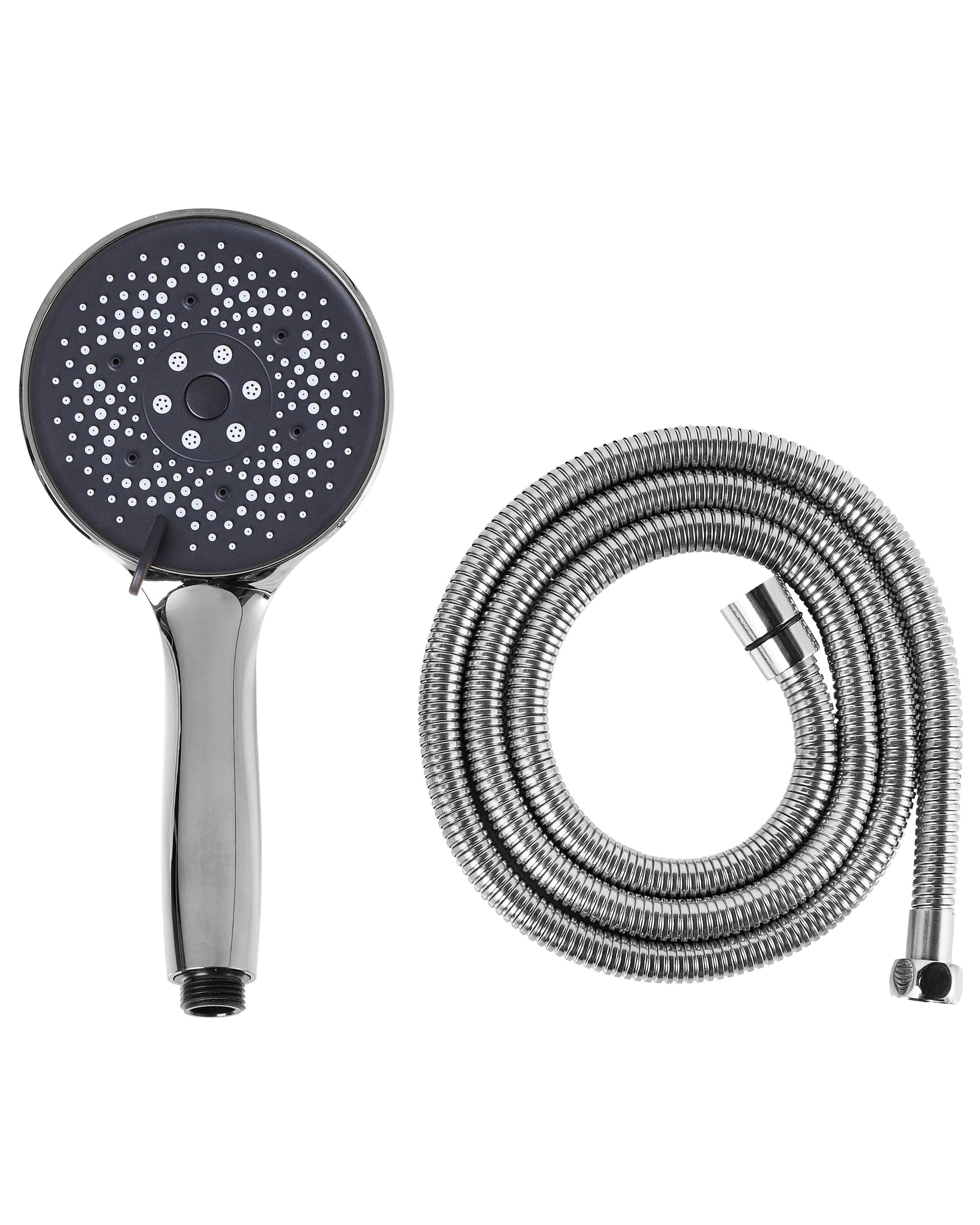 Beliani Duschkopf mit Schlauch aus ABS (robuster Kunststoff) Klassisch ICHMA  