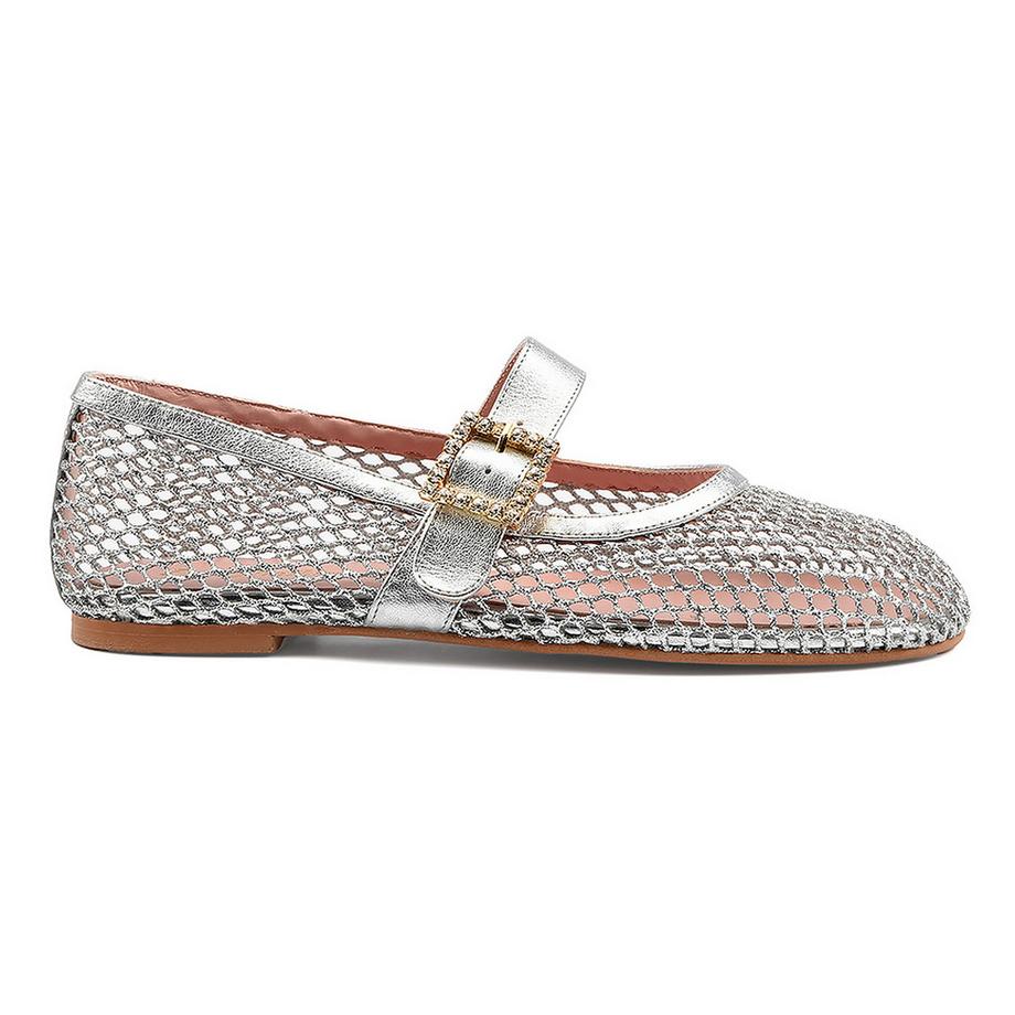 Pretty Ballerinas 51539 Mesh Mary Jane Ballerinas  
