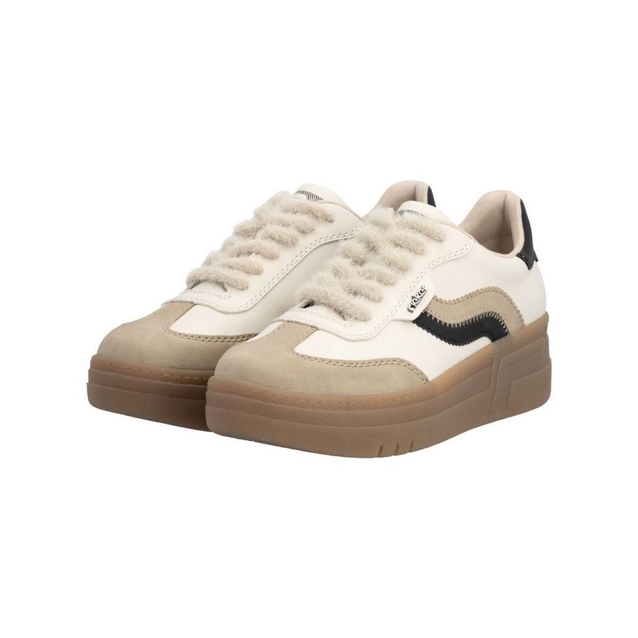 Rieker Baskets compensées avec lacets doux  