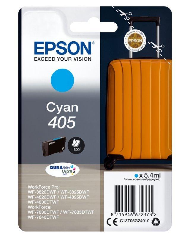 EPSON  EPSON Tintenpatrone 405 cyan T05G24010 WF-7830DTWF 300 Seiten 