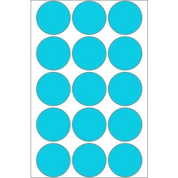 HERMA Markierungspunkte 32mm 2273 blau 480 St./32 Blatt