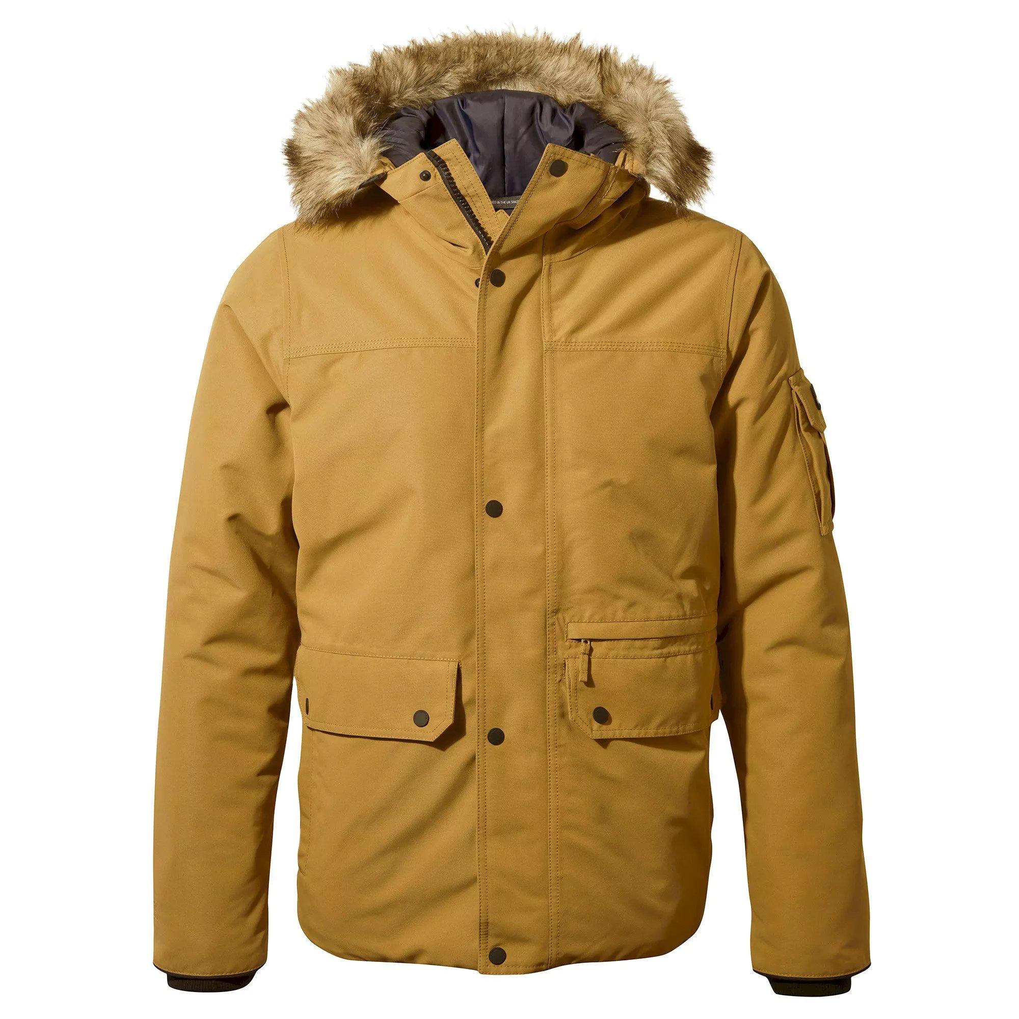 Image of Wasenhorn Jacke, Wasserfest Herren Braun Leder L