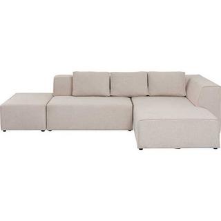 KARE Design Ecksofa Infinity Ottomane Creme Rechts  