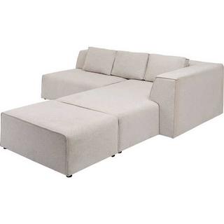 KARE Design Ecksofa Infinity Ottomane Creme Rechts  