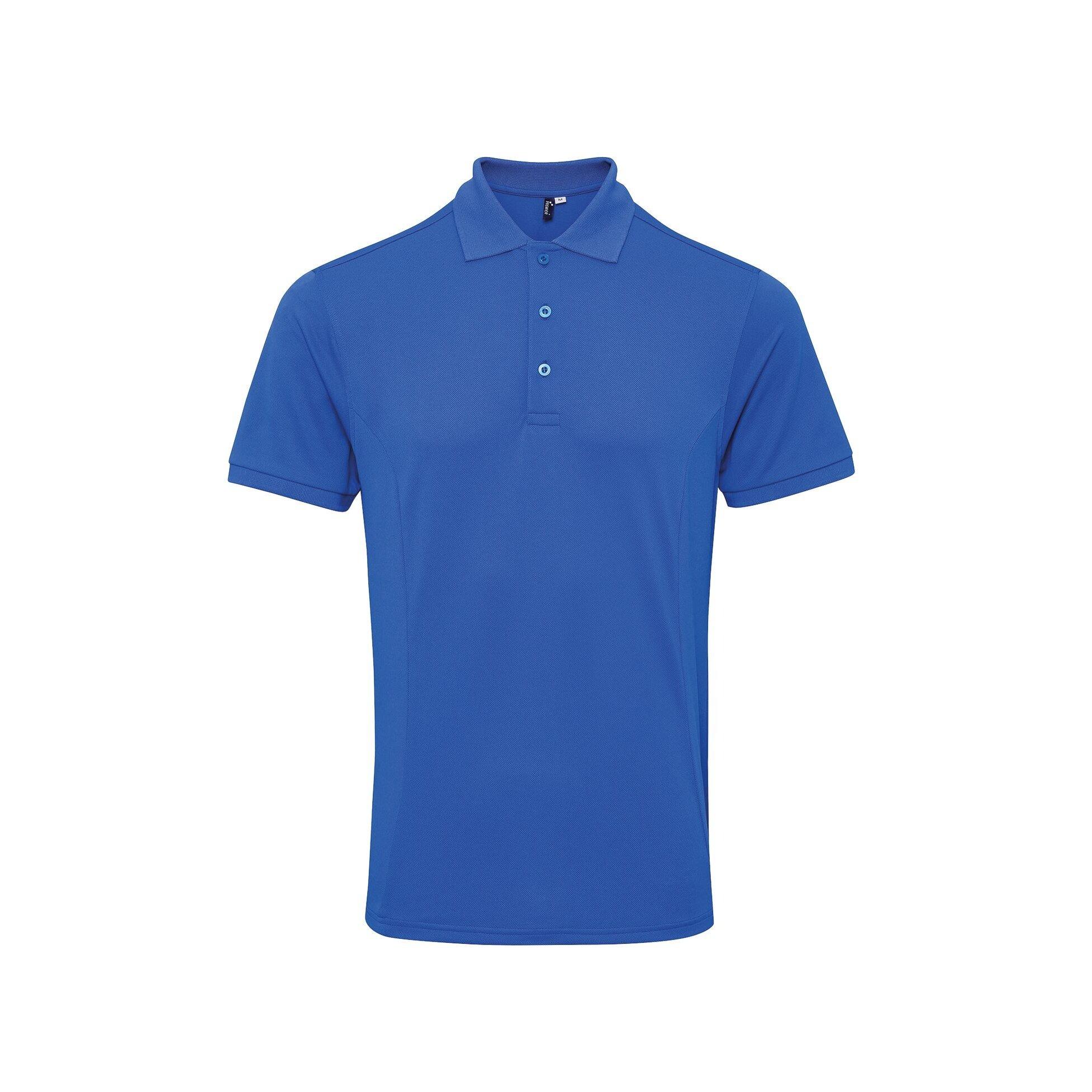 Image of Coolchecker Piquépoloshirt Mit Coolplus Herren Königsblau 4XL