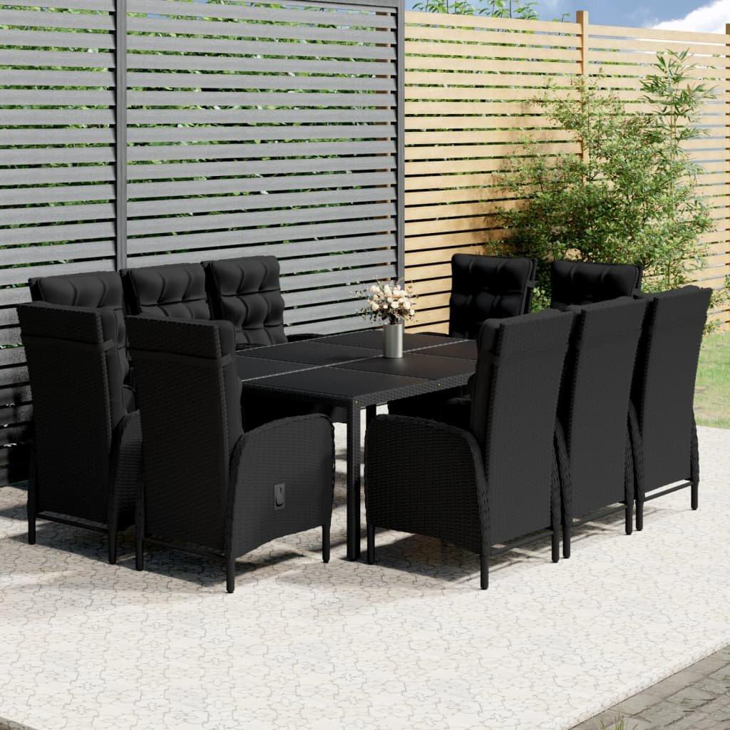 VidaXL set da pranzo da giardino Polirattan  