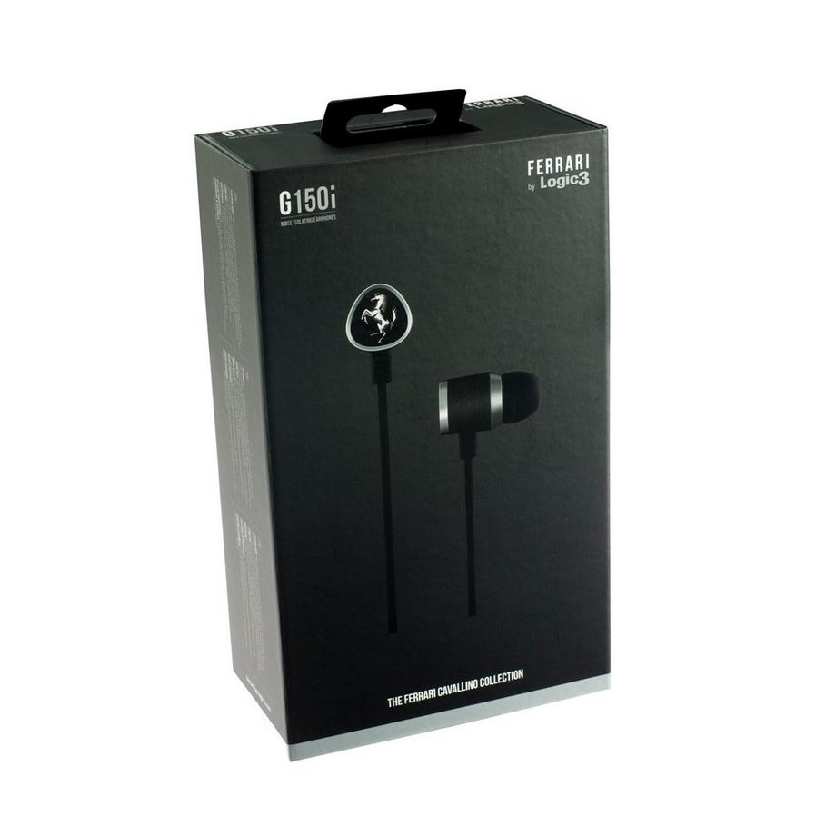 Ferrari by Logic3  Ferrari by Logic3 Cavallino G150i Auricolare Cablato In-ear Nero 