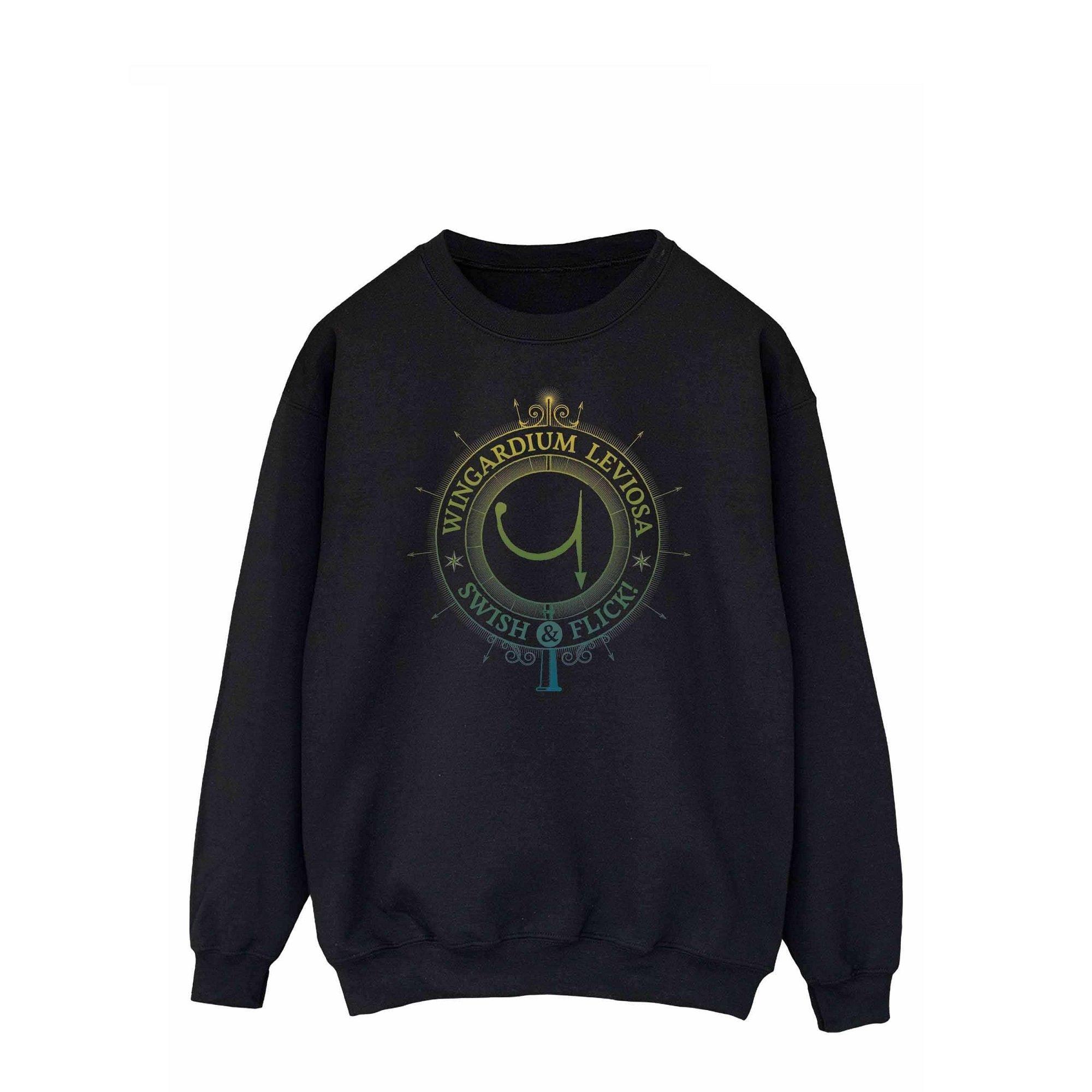 Image of Wingardium Leviosa Sweatshirt Damen Schwarz L