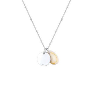 Elli  Collier Pendentif Cercle Coquillage Cauri 