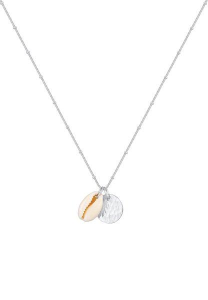 Elli  Collier Pendentif Cercle Coquillage Cauri 