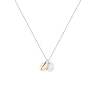 Elli  Collier Pendentif Cercle Coquillage Cauri 