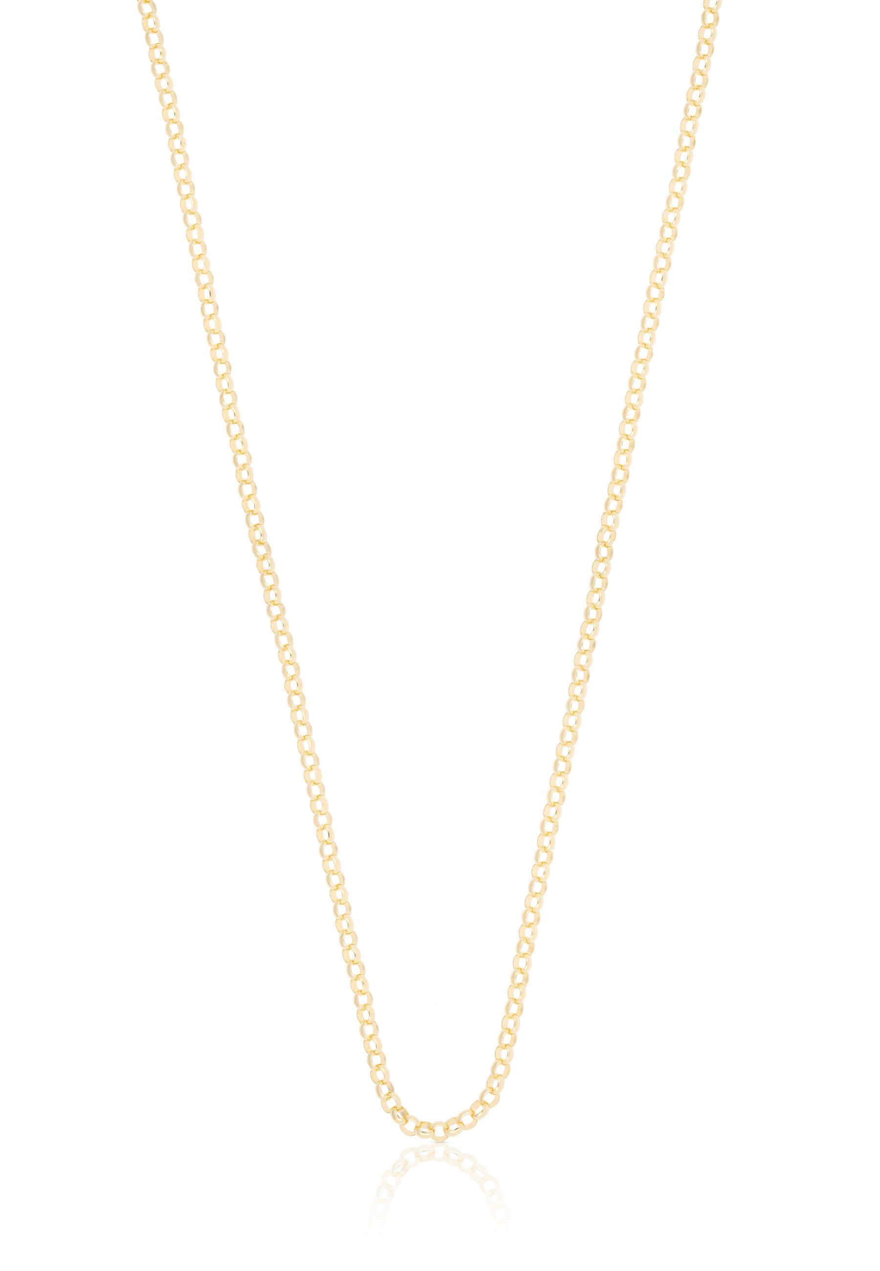 MUAU Schmuck  Collier Erbs Gelbgold 750, 2mm, 40cm 