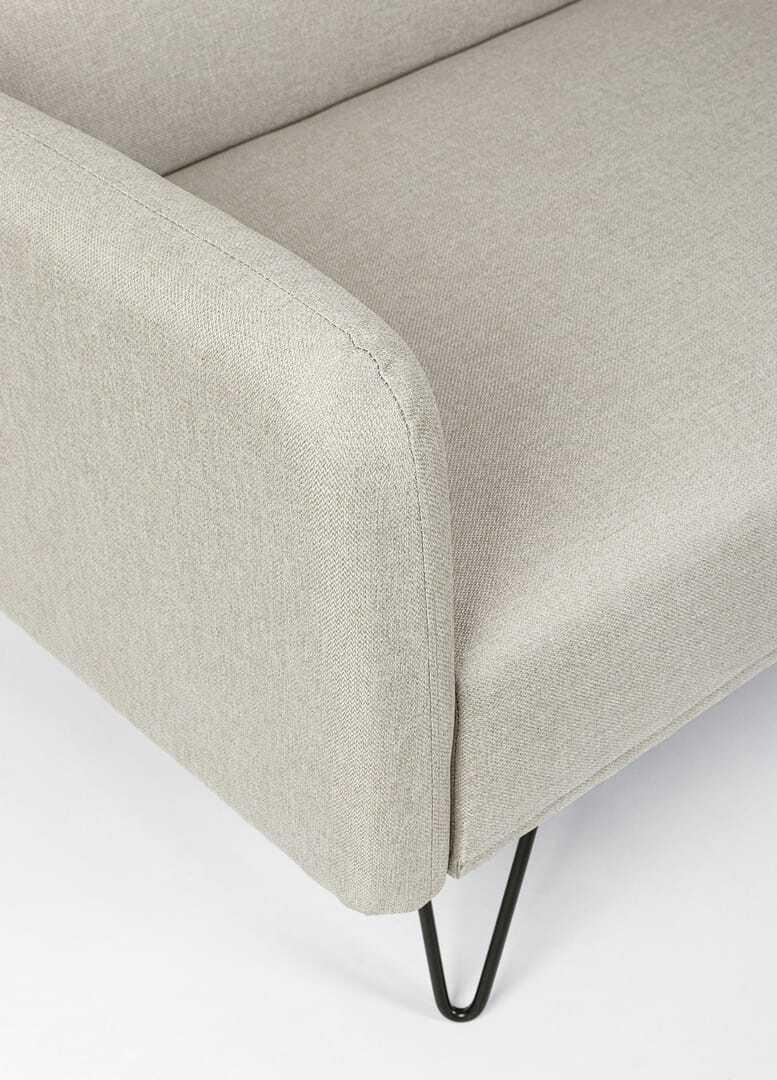 mutoni Canapé-lit Bridjet beige 200x82  