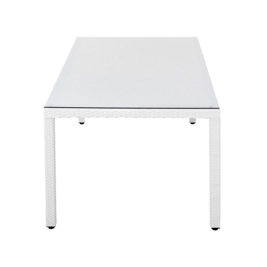 Beliani Table de salle à manger de jardin en Polyrotin Moderne ITALY  