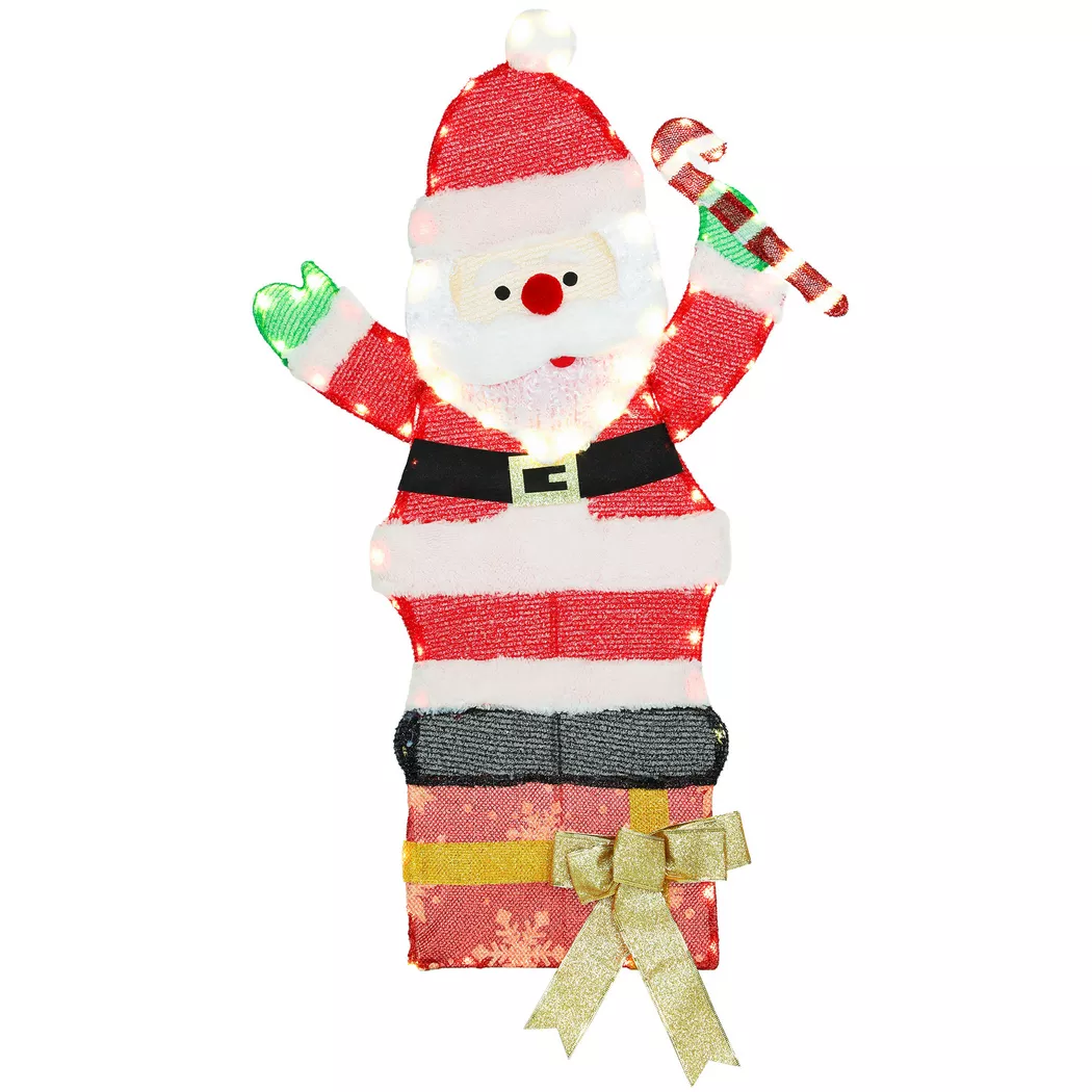 Outsunny - Décorations lumineuses de Noël, One Size, Multicolor