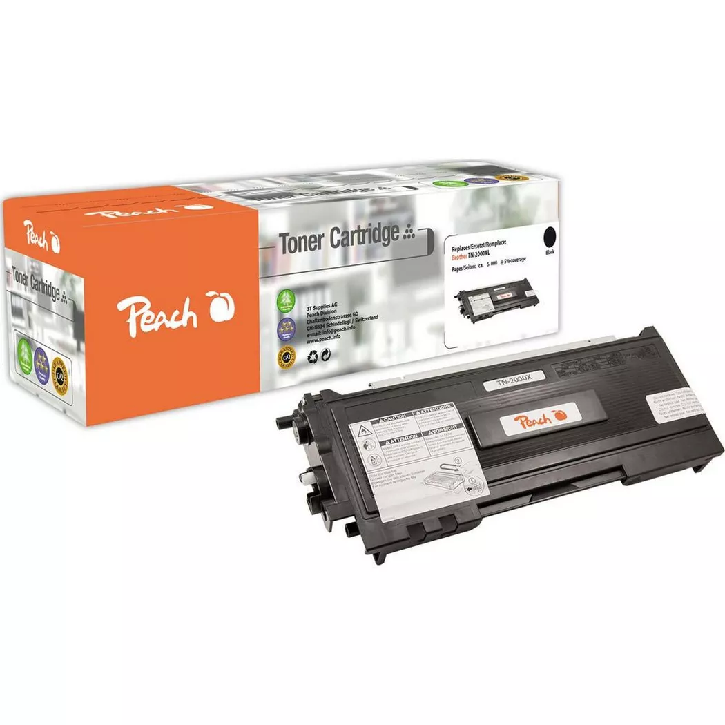 Peach – Toner Brother Tn-2000x Black, Schwarz, One Size